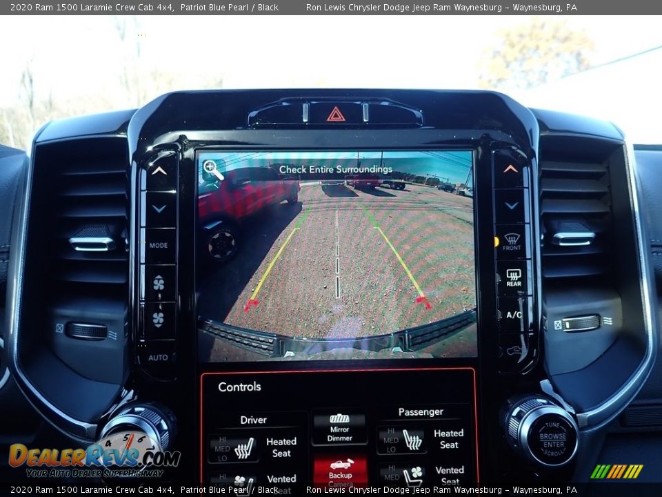 2020 Ram 1500 Laramie Crew Cab 4x4 Patriot Blue Pearl / Black Photo #19