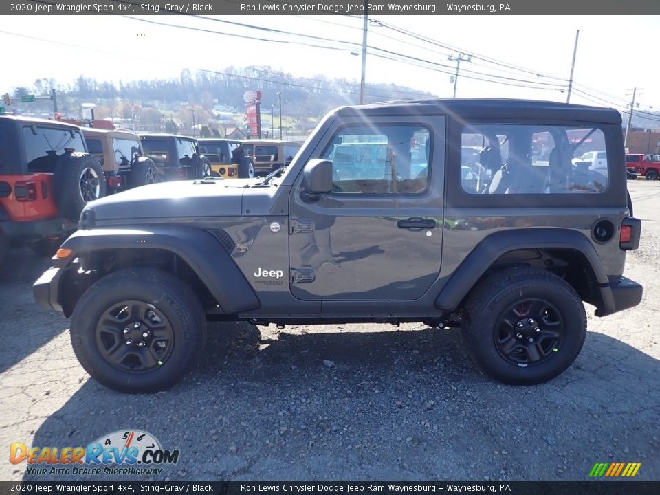 2020 Jeep Wrangler Sport 4x4 Sting-Gray / Black Photo #2