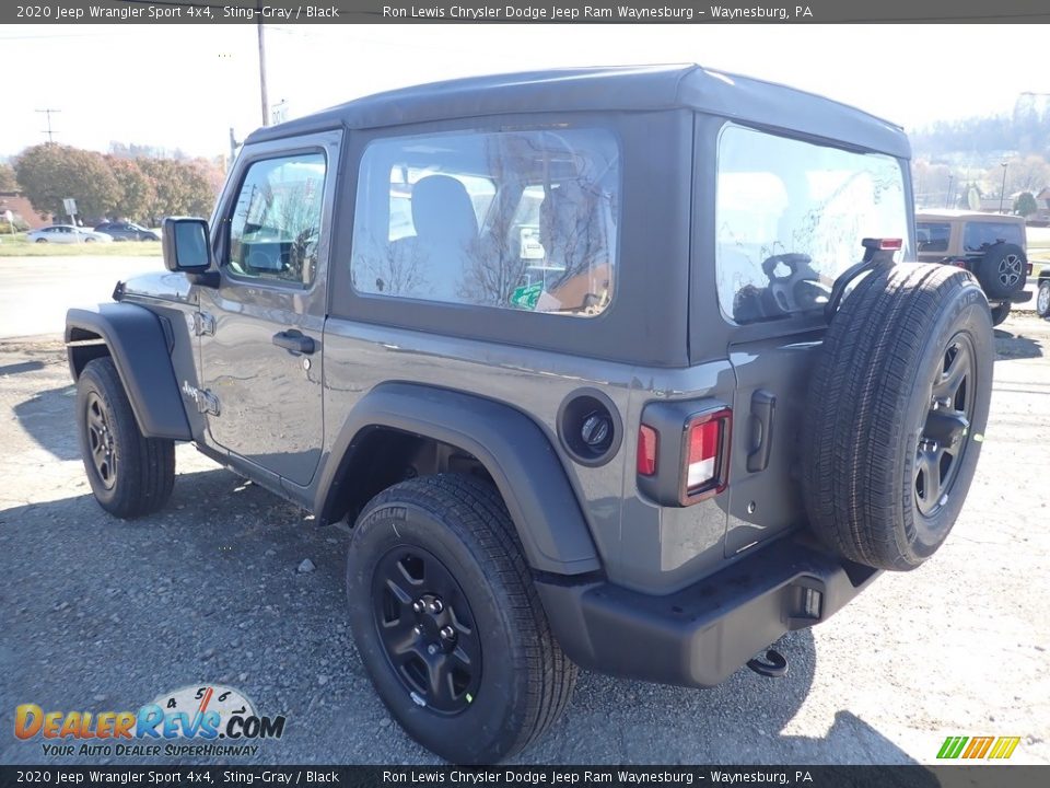 2020 Jeep Wrangler Sport 4x4 Sting-Gray / Black Photo #3