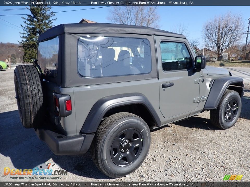2020 Jeep Wrangler Sport 4x4 Sting-Gray / Black Photo #5