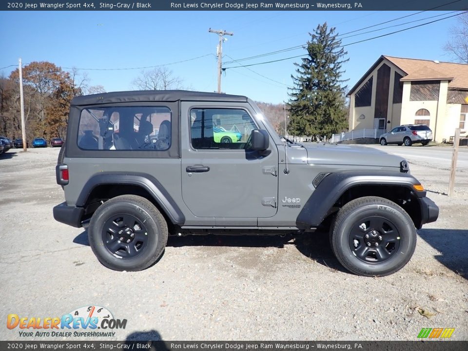2020 Jeep Wrangler Sport 4x4 Sting-Gray / Black Photo #6