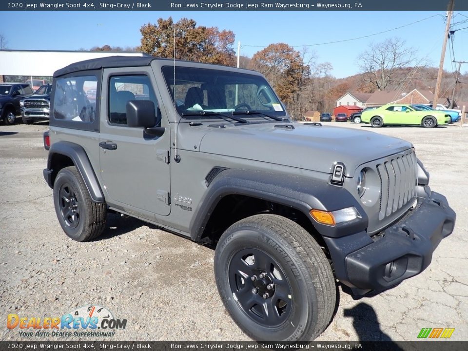 2020 Jeep Wrangler Sport 4x4 Sting-Gray / Black Photo #7
