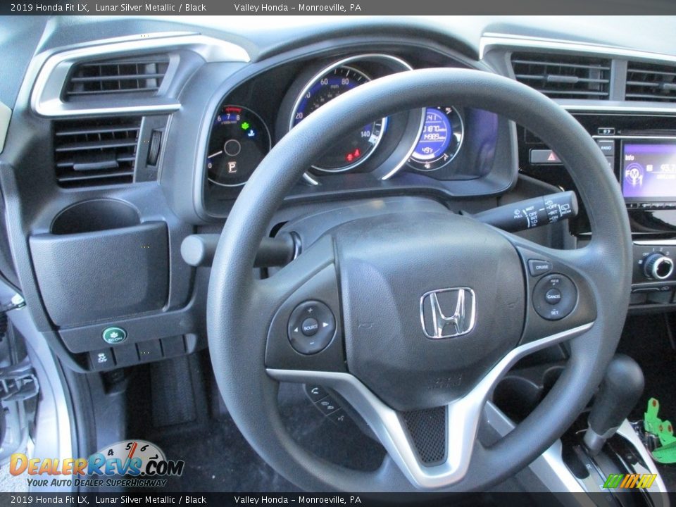 2019 Honda Fit LX Lunar Silver Metallic / Black Photo #13