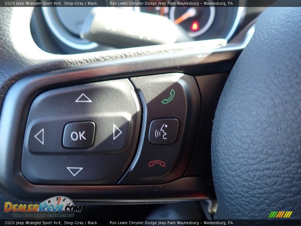 2020 Jeep Wrangler Sport 4x4 Sting-Gray / Black Photo #18