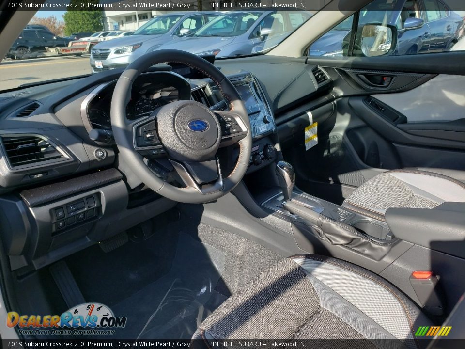 2019 Subaru Crosstrek 2.0i Premium Crystal White Pearl / Gray Photo #7