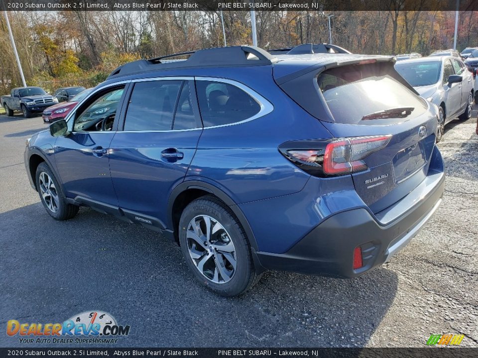 2020 Subaru Outback 2.5i Limited Abyss Blue Pearl / Slate Black Photo #4