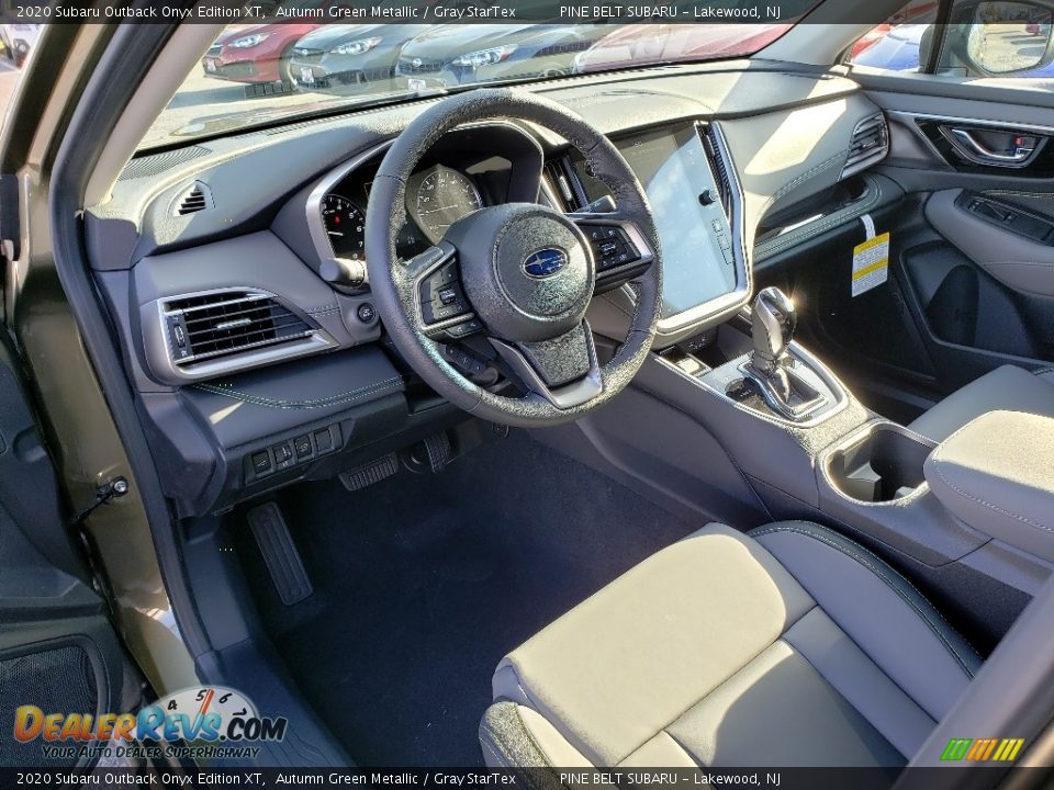 Gray StarTex Interior - 2020 Subaru Outback Onyx Edition XT Photo #7