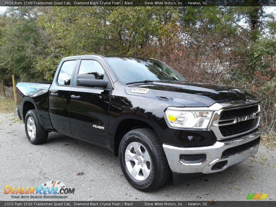 Diamond Black Crystal Pearl 2020 Ram 1500 Tradesman Quad Cab Photo #4