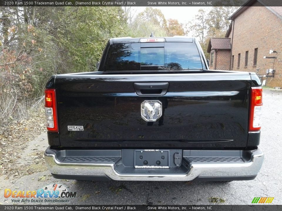 2020 Ram 1500 Tradesman Quad Cab Diamond Black Crystal Pearl / Black Photo #7