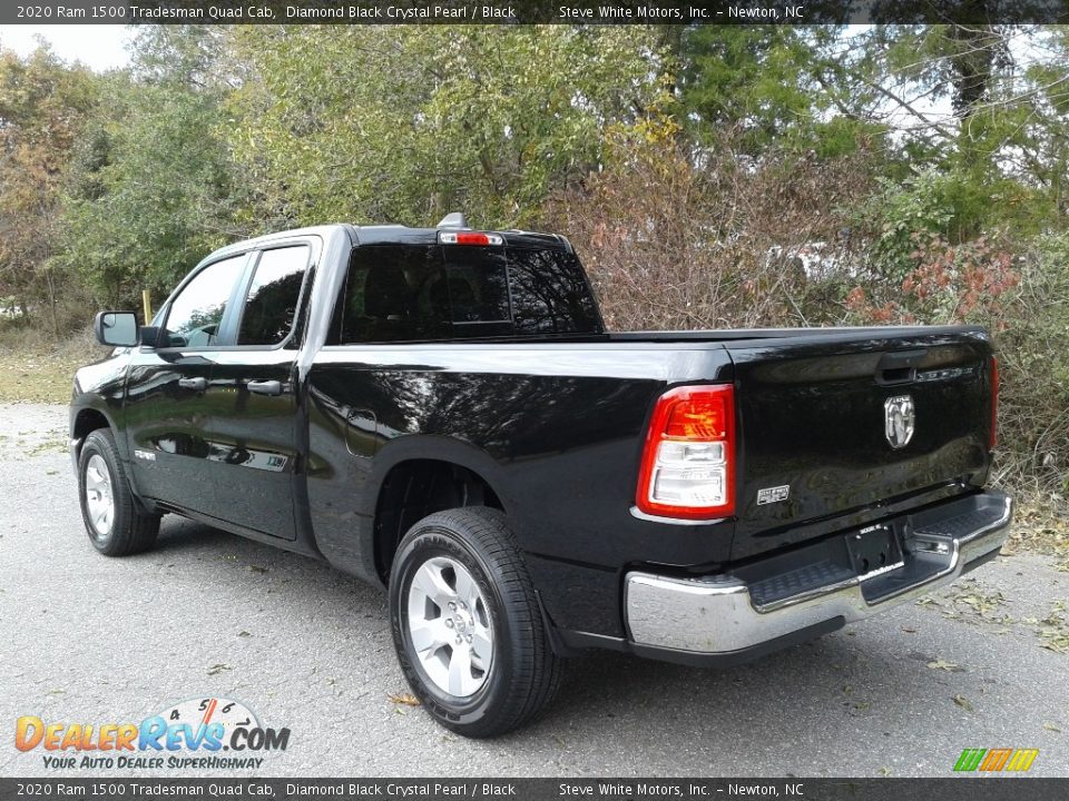2020 Ram 1500 Tradesman Quad Cab Diamond Black Crystal Pearl / Black Photo #8