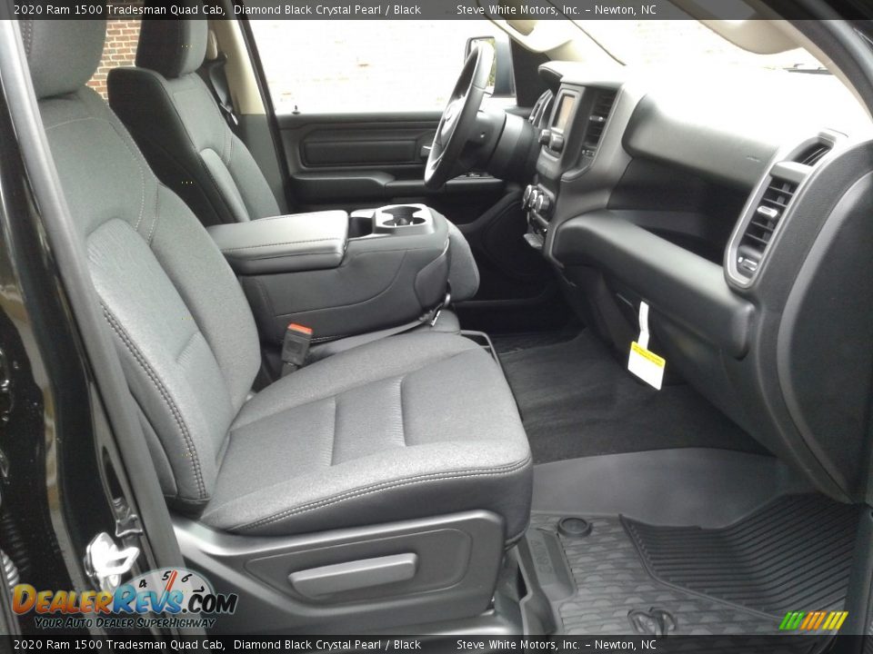 2020 Ram 1500 Tradesman Quad Cab Diamond Black Crystal Pearl / Black Photo #14