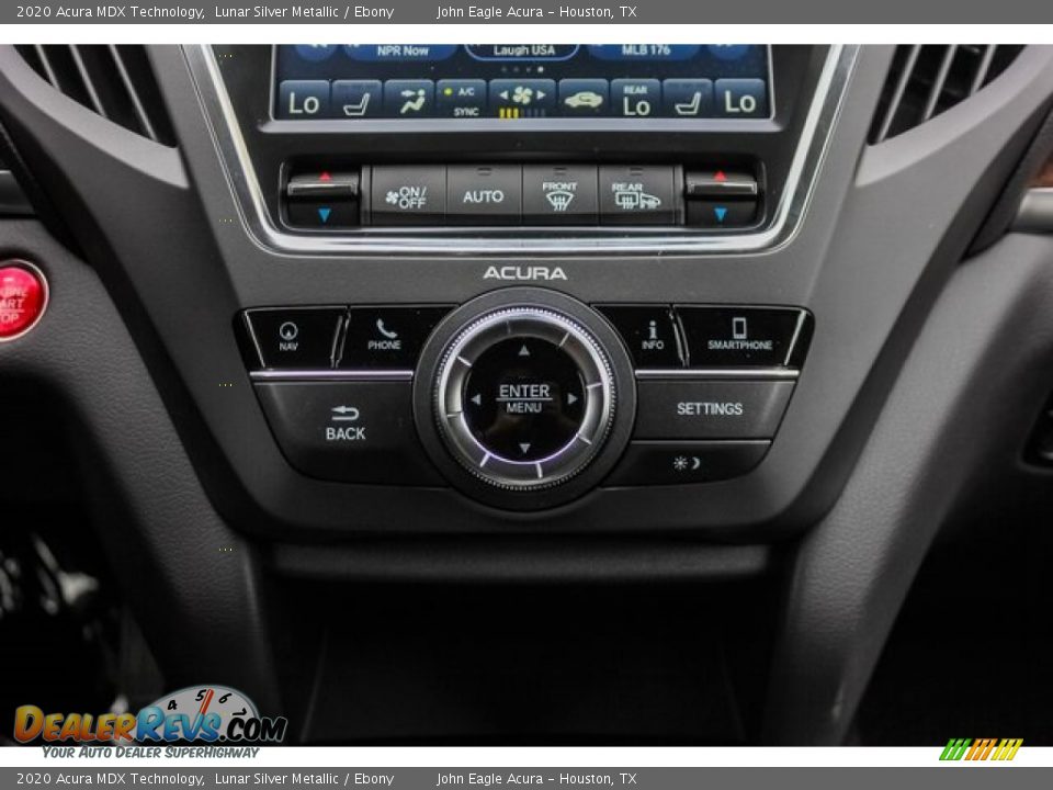 2020 Acura MDX Technology Lunar Silver Metallic / Ebony Photo #31