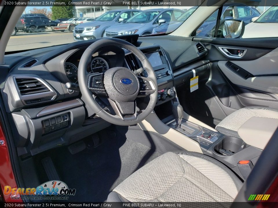 Gray Interior - 2020 Subaru Forester 2.5i Premium Photo #8