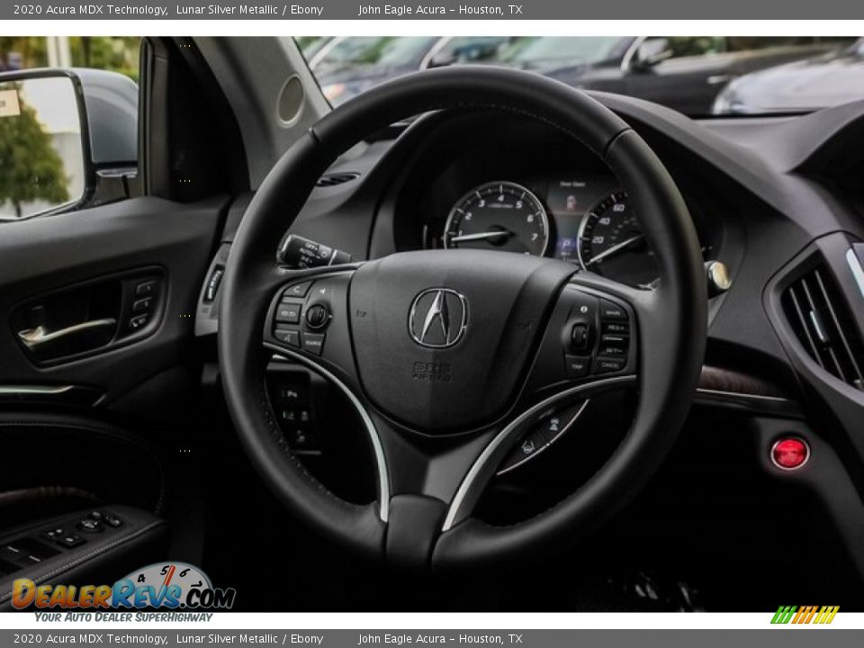 2020 Acura MDX Technology Lunar Silver Metallic / Ebony Photo #28