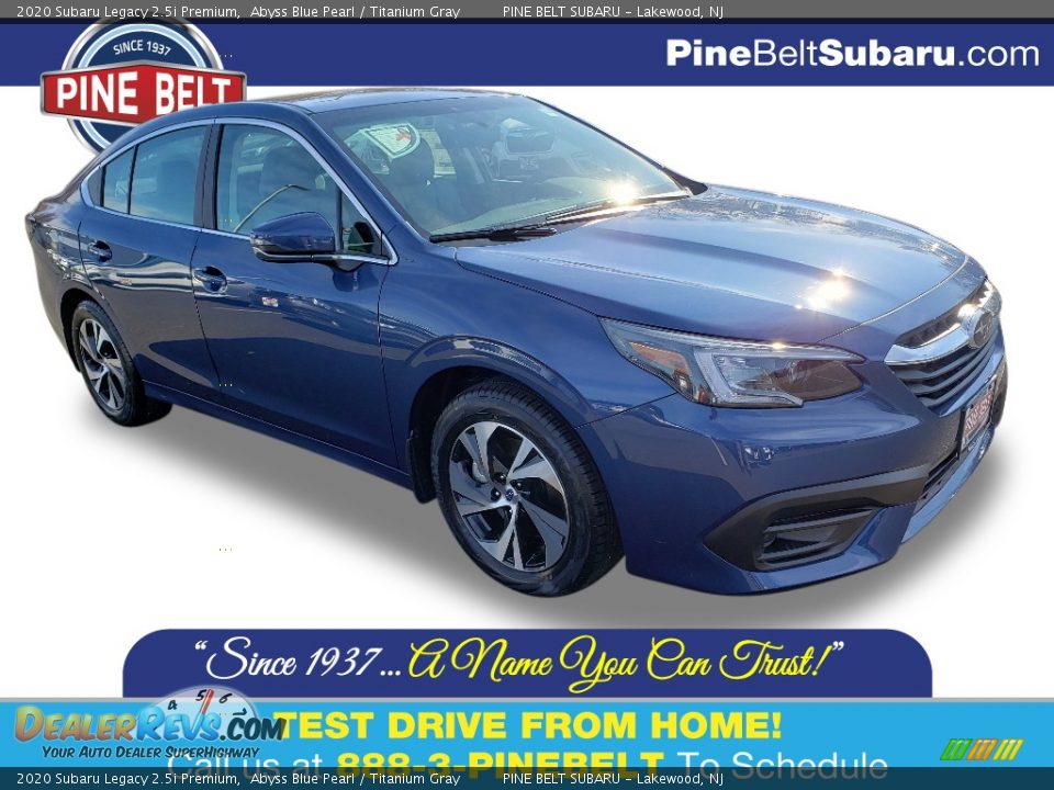 2020 Subaru Legacy 2.5i Premium Abyss Blue Pearl / Titanium Gray Photo #1