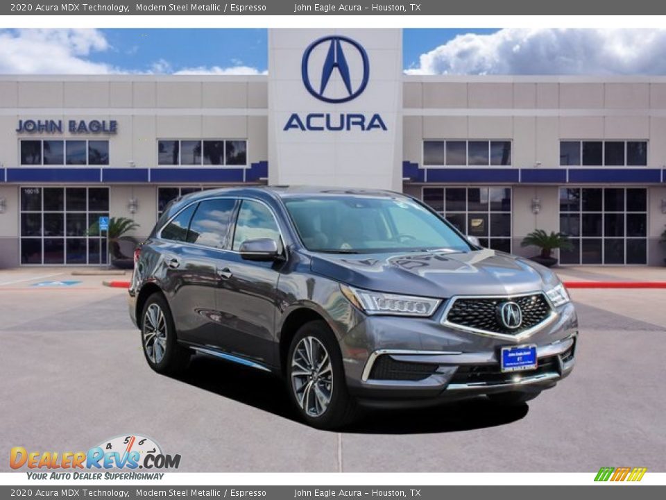 2020 Acura MDX Technology Modern Steel Metallic / Espresso Photo #1