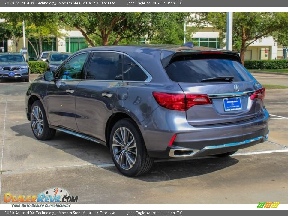 2020 Acura MDX Technology Modern Steel Metallic / Espresso Photo #5
