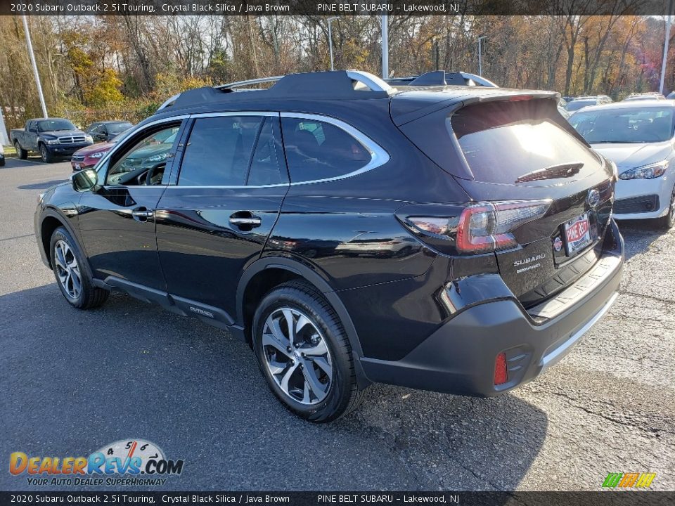 2020 Subaru Outback 2.5i Touring Crystal Black Silica / Java Brown Photo #4