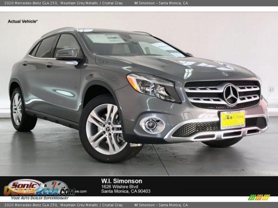 2020 Mercedes-Benz GLA 250 Mountain Grey Metallic / Crystal Gray Photo #1