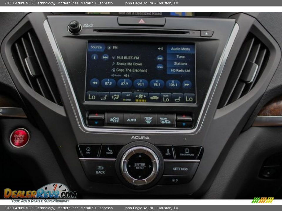 2020 Acura MDX Technology Modern Steel Metallic / Espresso Photo #31