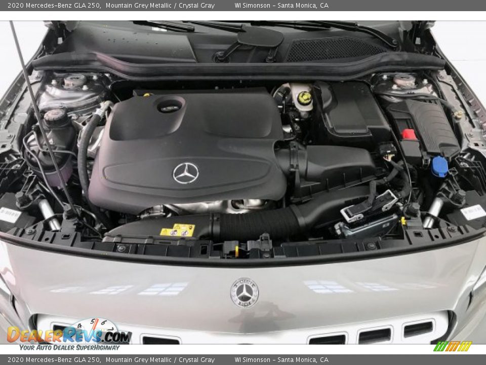 2020 Mercedes-Benz GLA 250 Mountain Grey Metallic / Crystal Gray Photo #8