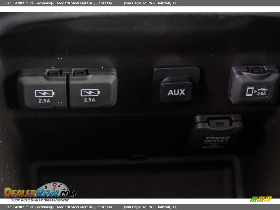2020 Acura MDX Technology Modern Steel Metallic / Espresso Photo #34