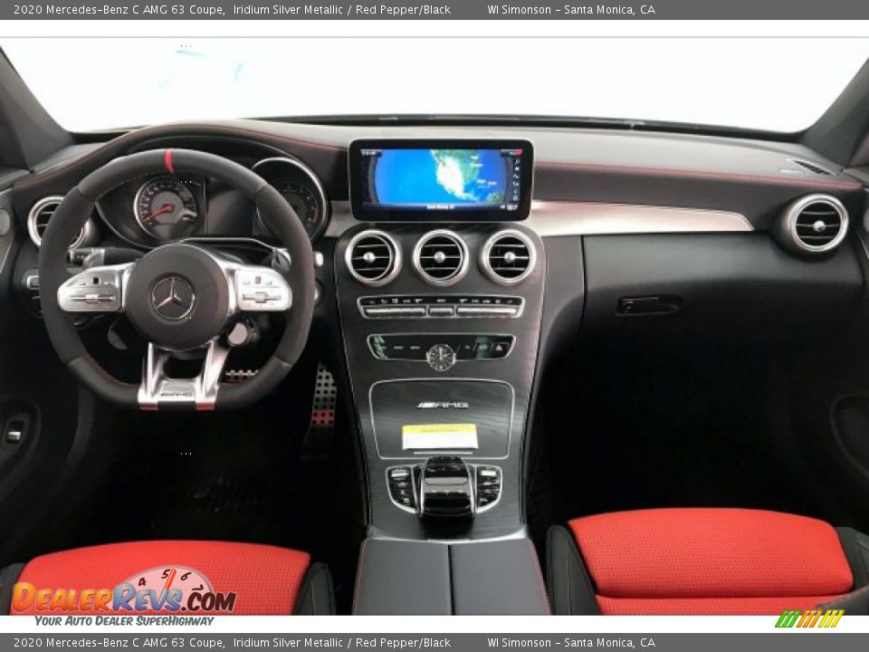 Dashboard of 2020 Mercedes-Benz C AMG 63 Coupe Photo #17
