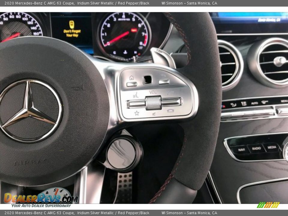 2020 Mercedes-Benz C AMG 63 Coupe Steering Wheel Photo #19