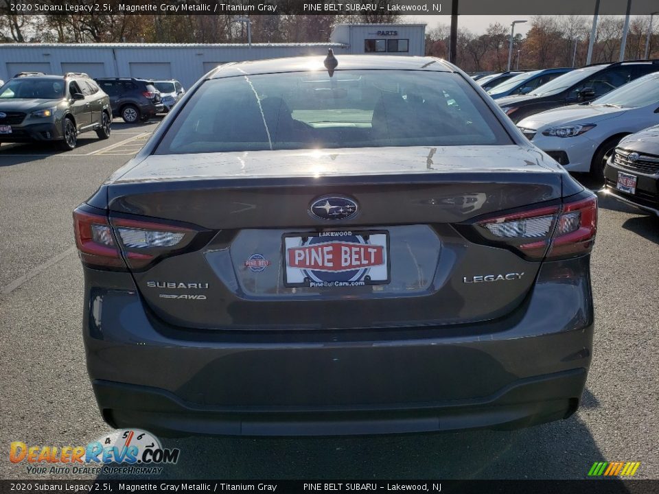 2020 Subaru Legacy 2.5i Magnetite Gray Metallic / Titanium Gray Photo #5