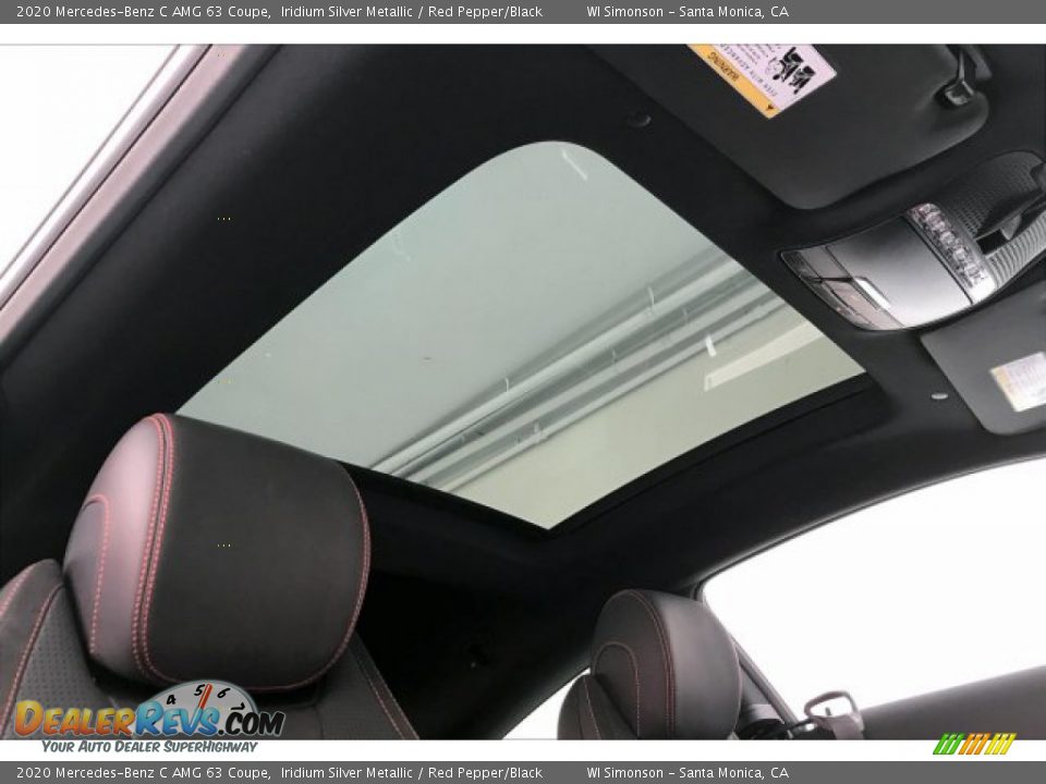 Sunroof of 2020 Mercedes-Benz C AMG 63 Coupe Photo #29