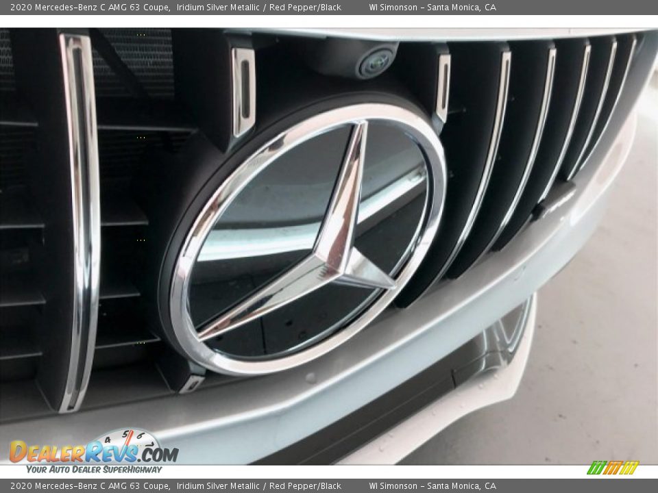 2020 Mercedes-Benz C AMG 63 Coupe Iridium Silver Metallic / Red Pepper/Black Photo #33