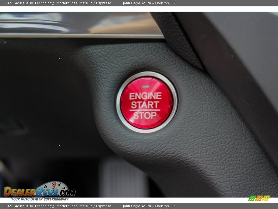 2020 Acura MDX Technology Modern Steel Metallic / Espresso Photo #35