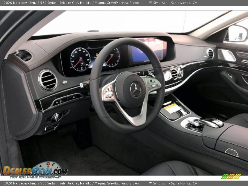 2020 Mercedes-Benz S 560 Sedan Selenite Grey Metallic / Magma Grey/Espresso Brown Photo #4