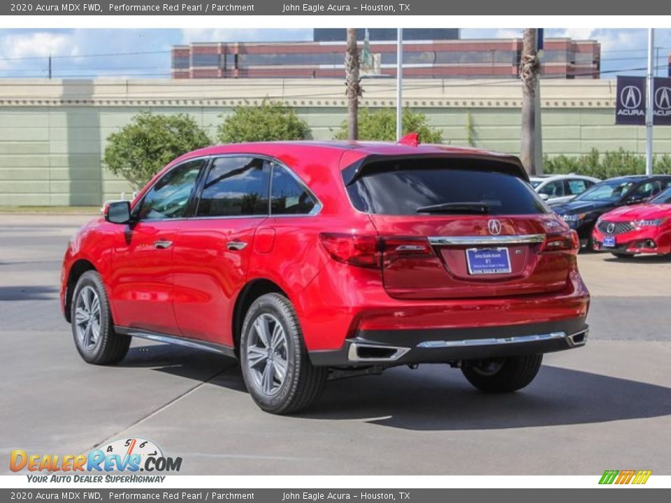 2020 Acura MDX FWD Performance Red Pearl / Parchment Photo #5