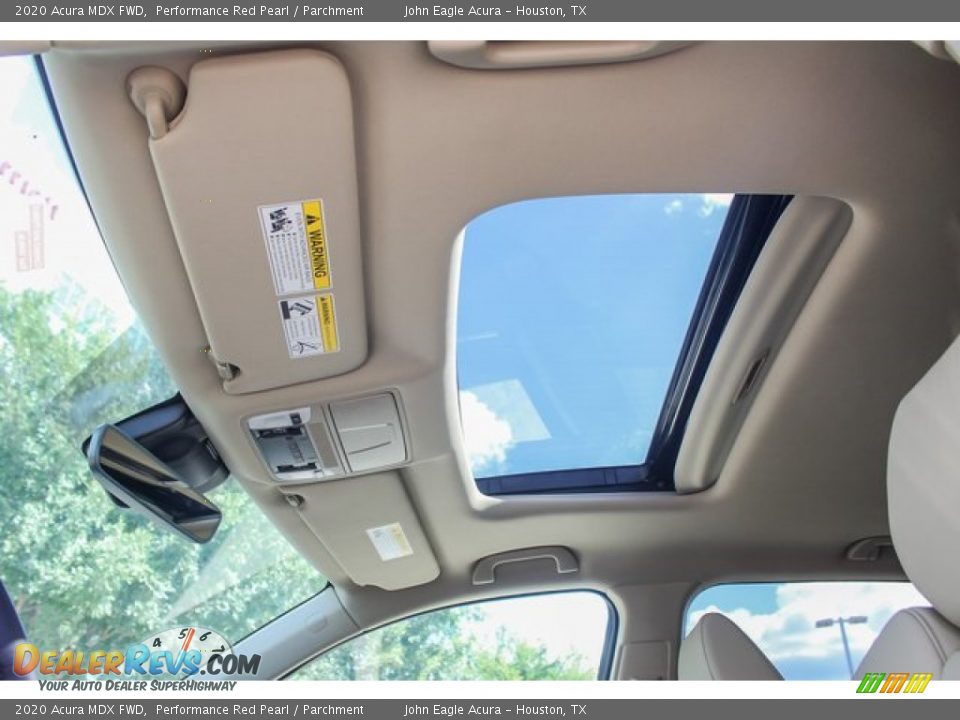2020 Acura MDX FWD Performance Red Pearl / Parchment Photo #14
