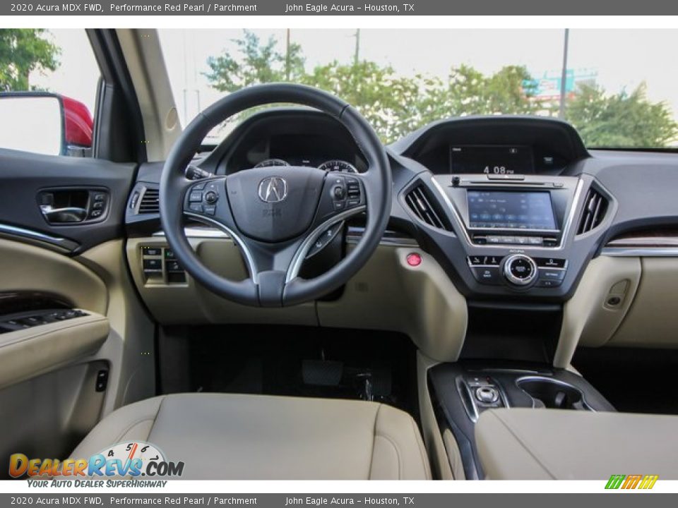 2020 Acura MDX FWD Performance Red Pearl / Parchment Photo #27