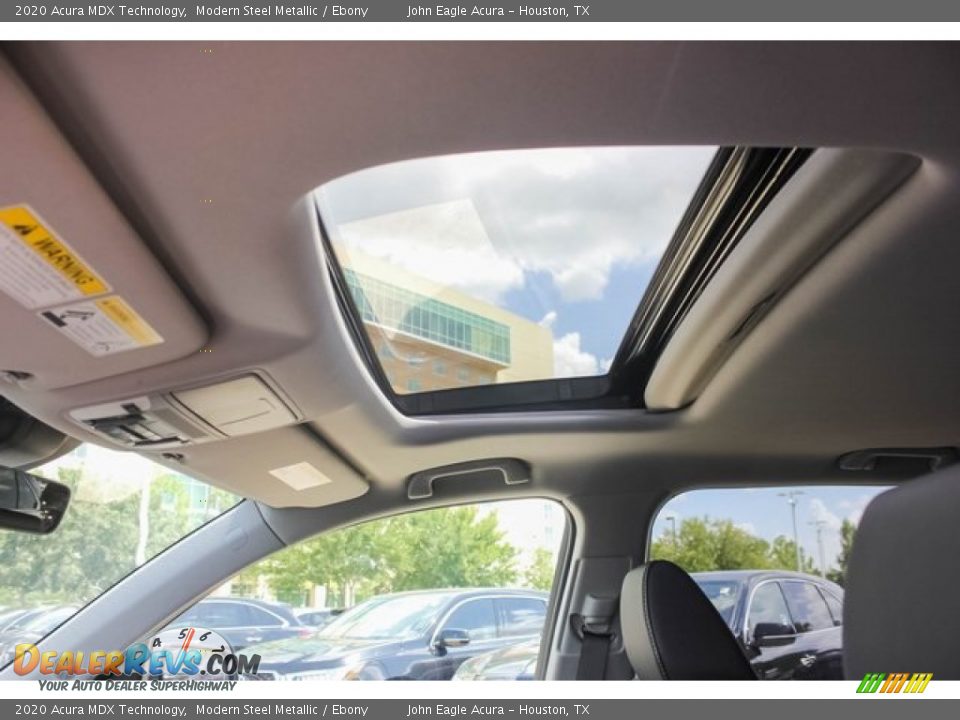 2020 Acura MDX Technology Modern Steel Metallic / Ebony Photo #14