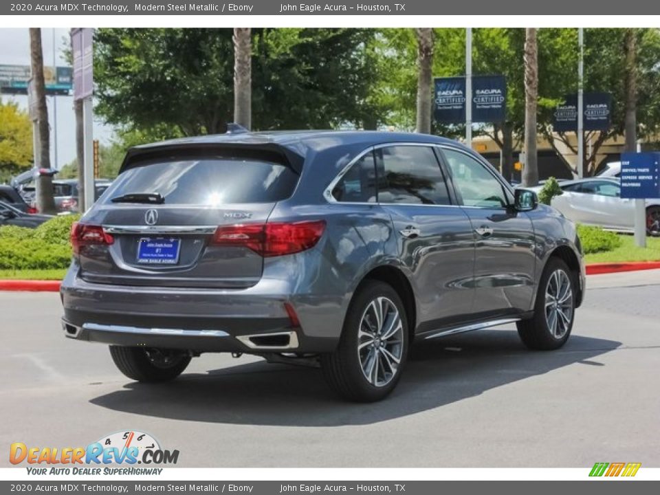 2020 Acura MDX Technology Modern Steel Metallic / Ebony Photo #7
