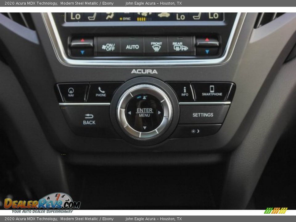 2020 Acura MDX Technology Modern Steel Metallic / Ebony Photo #31