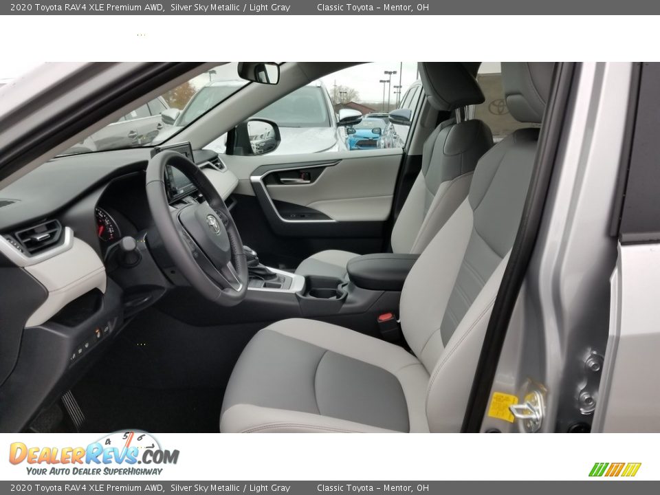 2020 Toyota RAV4 XLE Premium AWD Silver Sky Metallic / Light Gray Photo #2