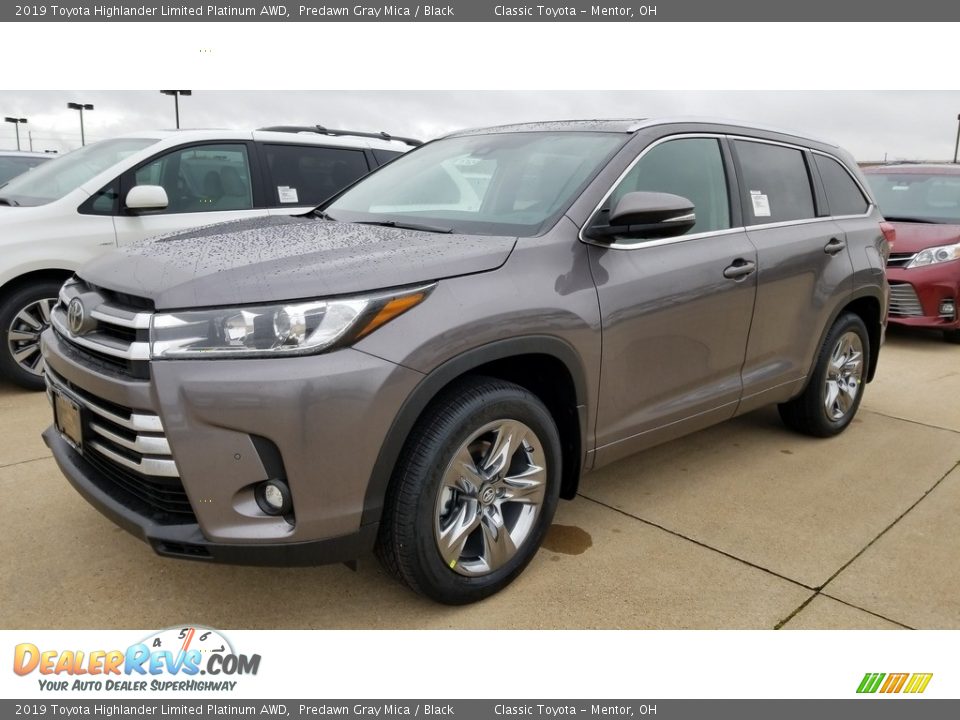 2019 Toyota Highlander Limited Platinum AWD Predawn Gray Mica / Black Photo #1