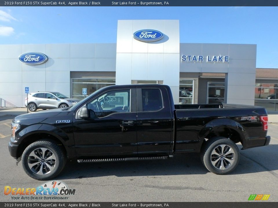 2019 Ford F150 STX SuperCab 4x4 Agate Black / Black Photo #1
