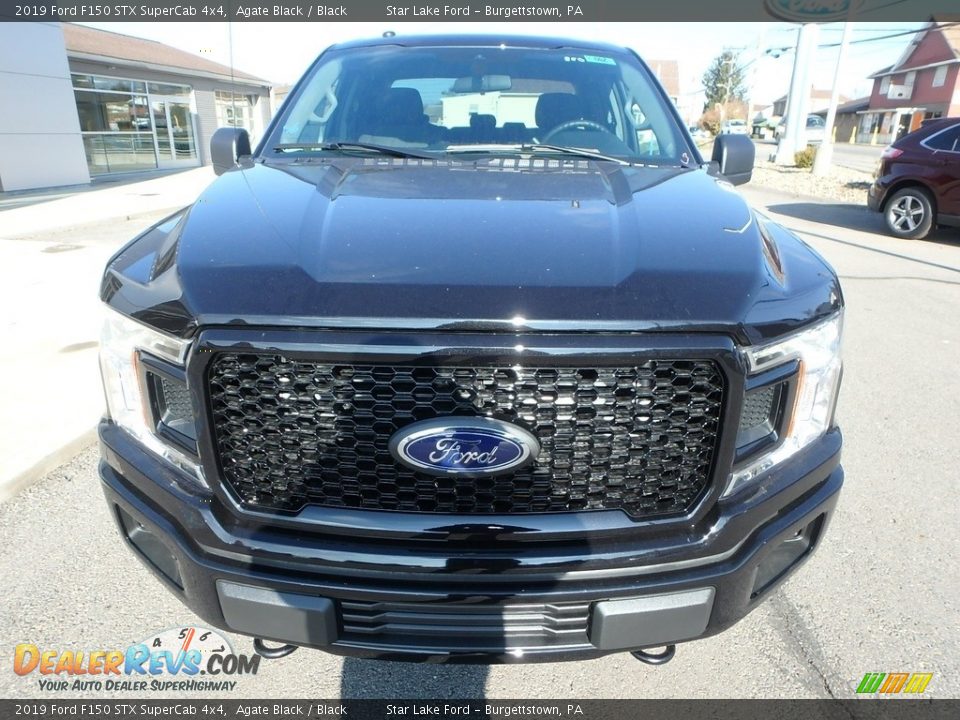2019 Ford F150 STX SuperCab 4x4 Agate Black / Black Photo #2