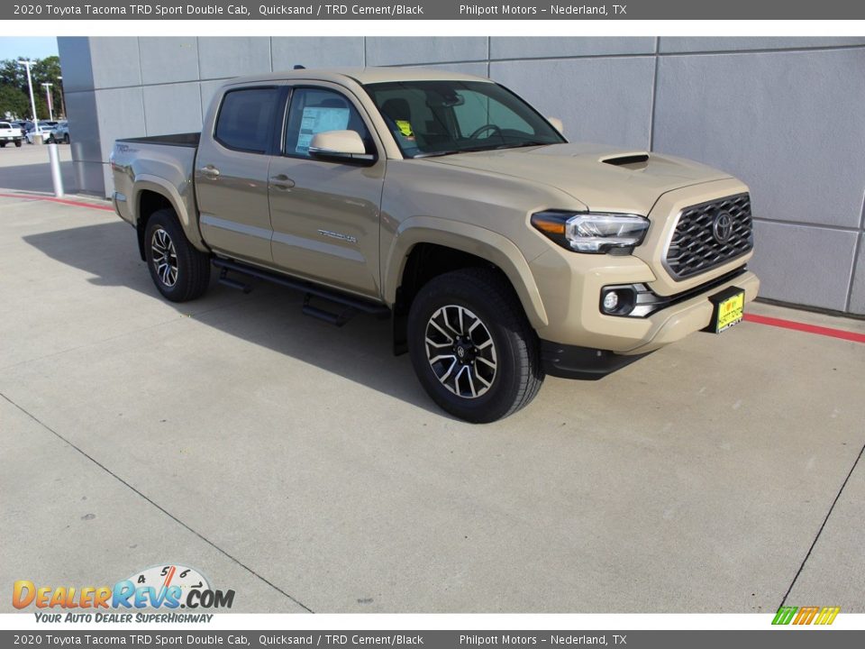 2020 Toyota Tacoma TRD Sport Double Cab Quicksand / TRD Cement/Black Photo #2