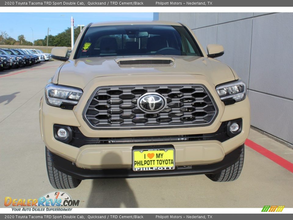 2020 Toyota Tacoma TRD Sport Double Cab Quicksand / TRD Cement/Black Photo #3