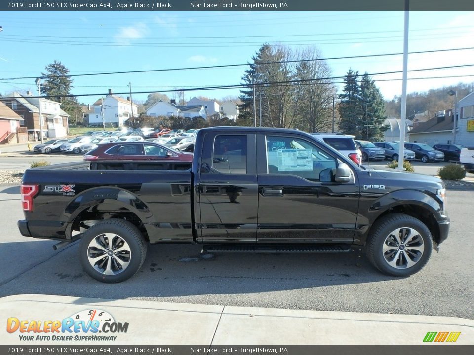 2019 Ford F150 STX SuperCab 4x4 Agate Black / Black Photo #4