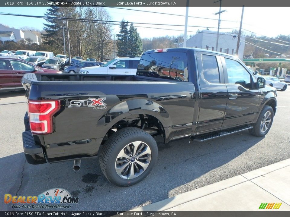 2019 Ford F150 STX SuperCab 4x4 Agate Black / Black Photo #5