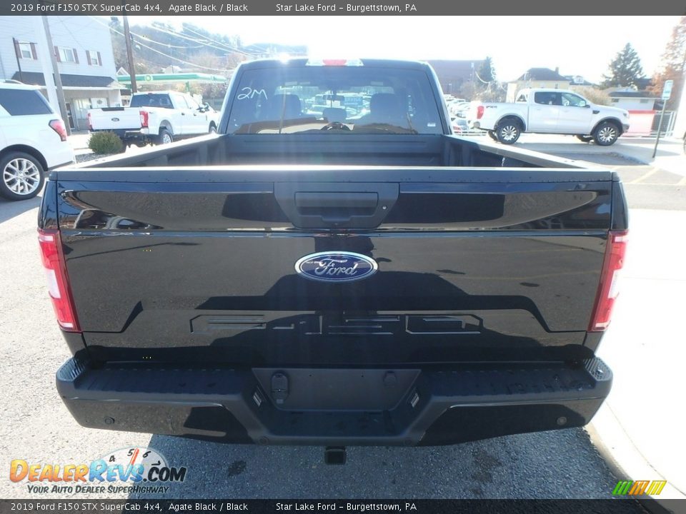 2019 Ford F150 STX SuperCab 4x4 Agate Black / Black Photo #6