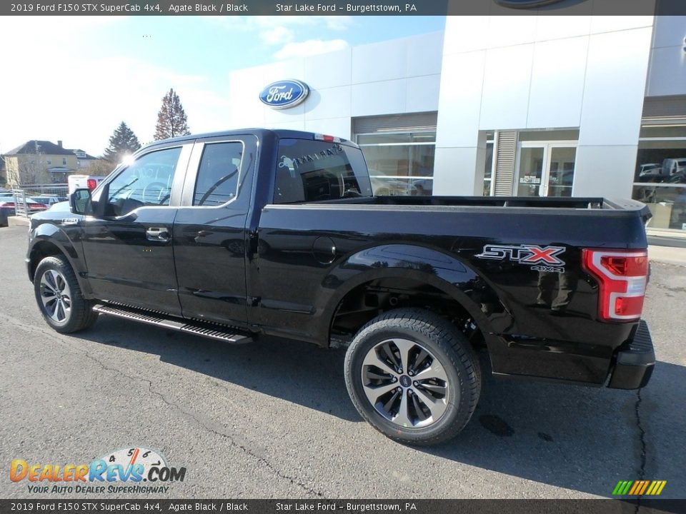 2019 Ford F150 STX SuperCab 4x4 Agate Black / Black Photo #7