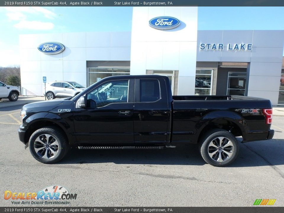 2019 Ford F150 STX SuperCab 4x4 Agate Black / Black Photo #8